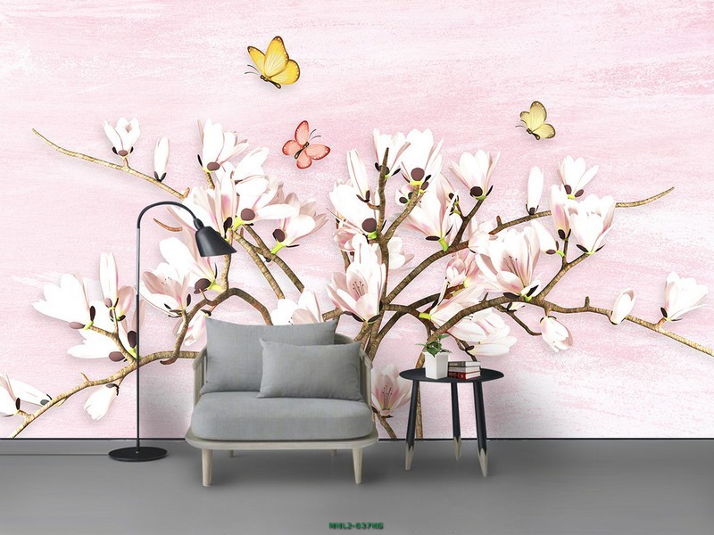 Cành hoa mộc lan MHL2-037KG